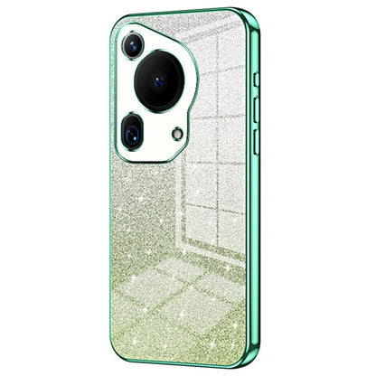 For Huawei Pura 70 Ultra Case Gradient Glitter Electroplating Soft TPU Phone Cover