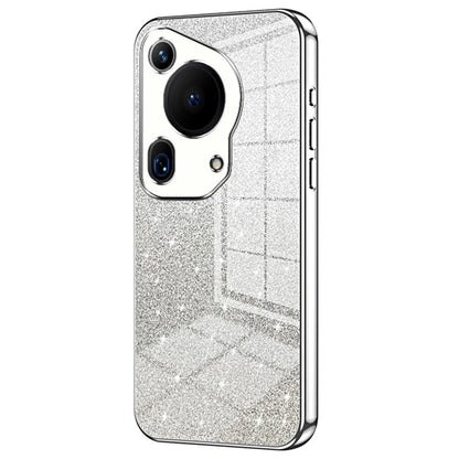 For Huawei Pura 70 Ultra Case Gradient Glitter Electroplating Soft TPU Phone Cover