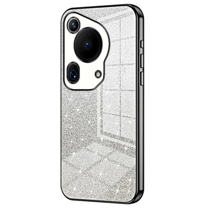 For Huawei Pura 70 Ultra Case Gradient Glitter Electroplating Soft TPU Phone Cover