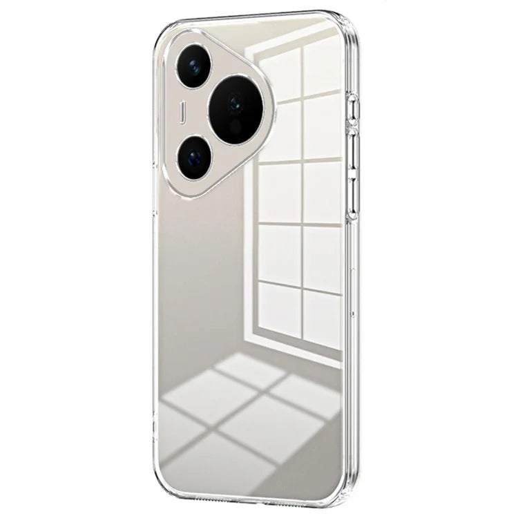 For Huawei Pura 70 Case TPU Transparency Electroplating Phone Cover