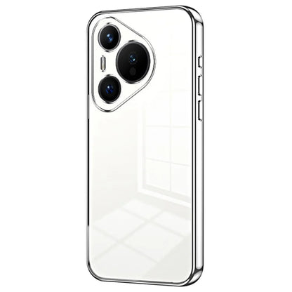 For Huawei Pura 70 Case TPU Transparency Electroplating Phone Cover
