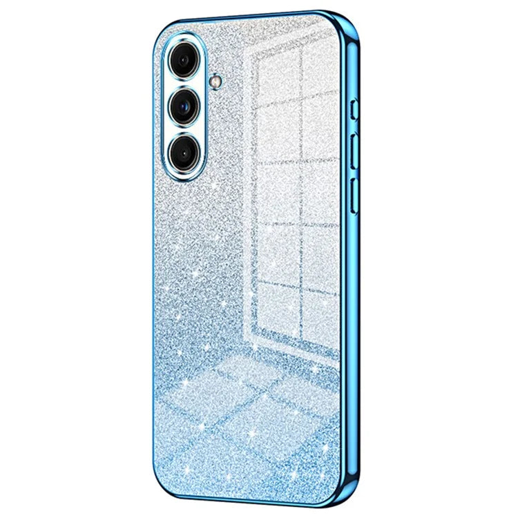 For Samsung Galaxy F55 5G / C55 5G / M55 5G Glitter Cell Phone Case Gradient Electroplated TPU Cover