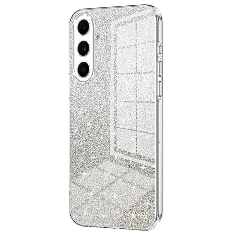 For Samsung Galaxy F55 5G / C55 5G / M55 5G Glitter Cell Phone Case Gradient Electroplated TPU Cover