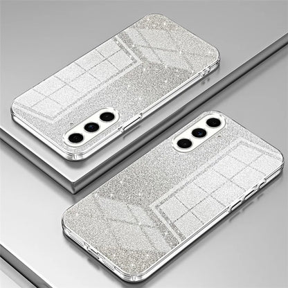 For Samsung Galaxy F55 5G / C55 5G / M55 5G Glitter Cell Phone Case Gradient Electroplated TPU Cover