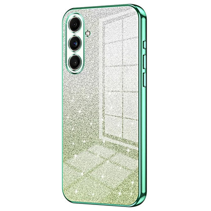 For Samsung Galaxy F55 5G / C55 5G / M55 5G Glitter Cell Phone Case Gradient Electroplated TPU Cover