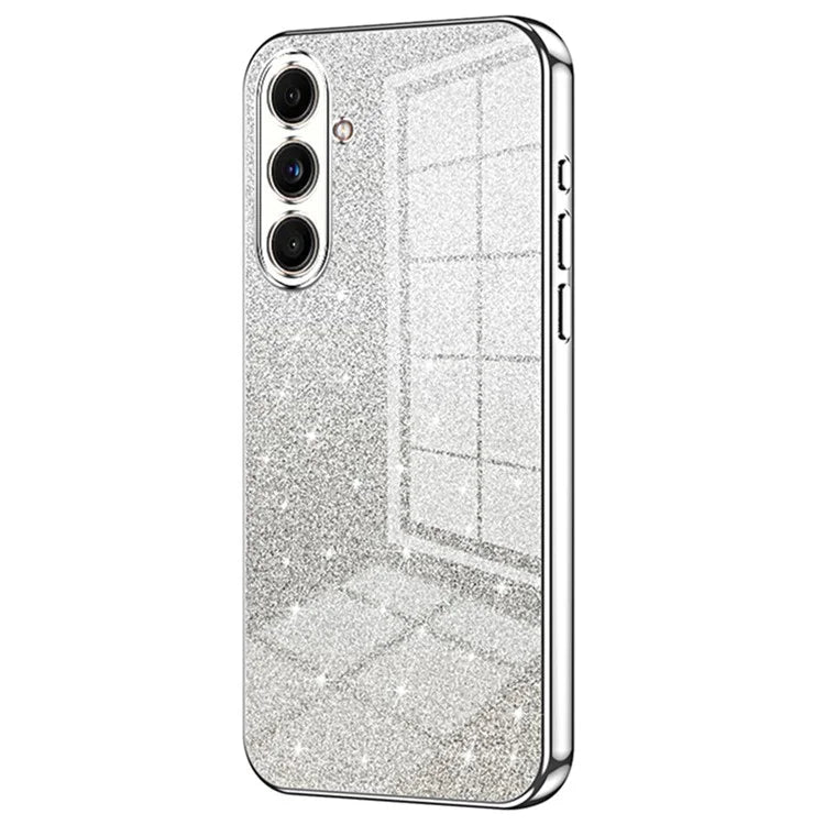 For Samsung Galaxy F55 5G / C55 5G / M55 5G Glitter Cell Phone Case Gradient Electroplated TPU Cover