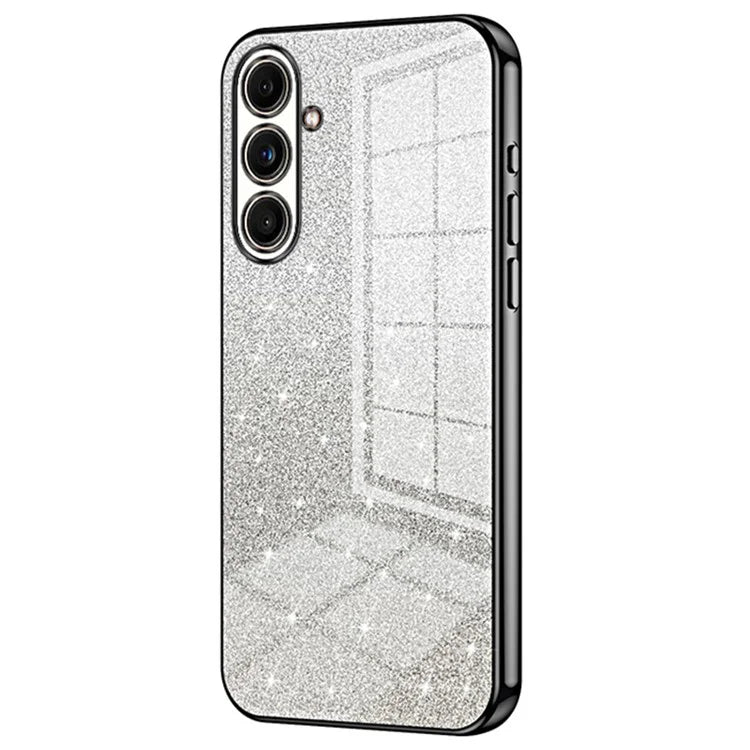 For Samsung Galaxy F55 5G / C55 5G / M55 5G Glitter Cell Phone Case Gradient Electroplated TPU Cover