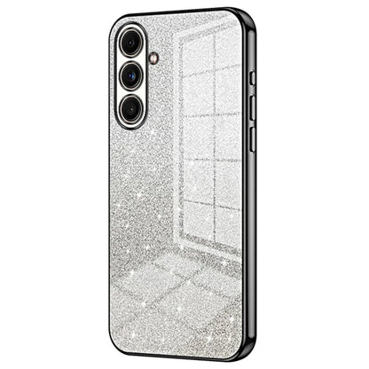 For Samsung Galaxy F55 5G / C55 5G / M55 5G Glitter Cell Phone Case Gradient Electroplated TPU Cover