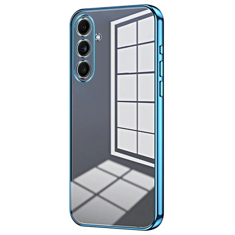 Back Shell for Samsung Galaxy F55 5G / C55 5G / M55 5G Electroplating TPU Cell Phone Case