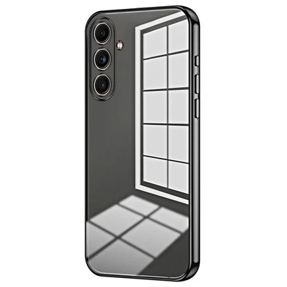 Back Shell for Samsung Galaxy F55 5G / C55 5G / M55 5G Electroplating TPU Cell Phone Case