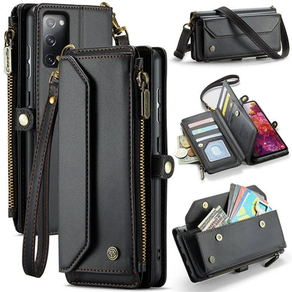 CASEME C36 Series For Samsung Galaxy S20 FE / S20 FE 5G / S20 FE 2022 / S20 Lite Leather Phone Case