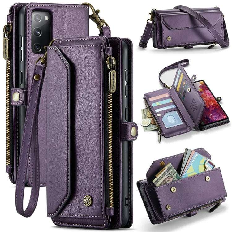CASEME C36 Series For Samsung Galaxy S20 FE / S20 FE 5G / S20 FE 2022 / S20 Lite Leather Phone Case