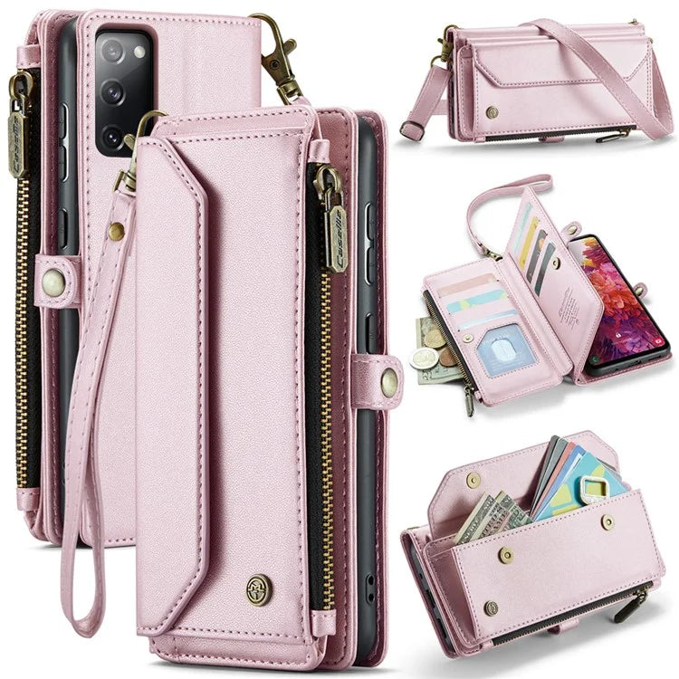 CASEME C36 Series For Samsung Galaxy S20 FE / S20 FE 5G / S20 FE 2022 / S20 Lite Leather Phone Case