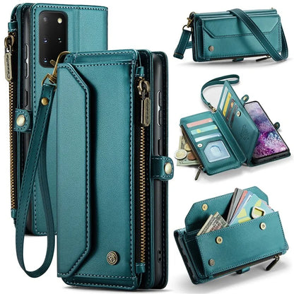 CASEME C36 Series For Samsung Galaxy S20 Plus 5G / 4G Case Crossbody Phone Bag Leather Cover