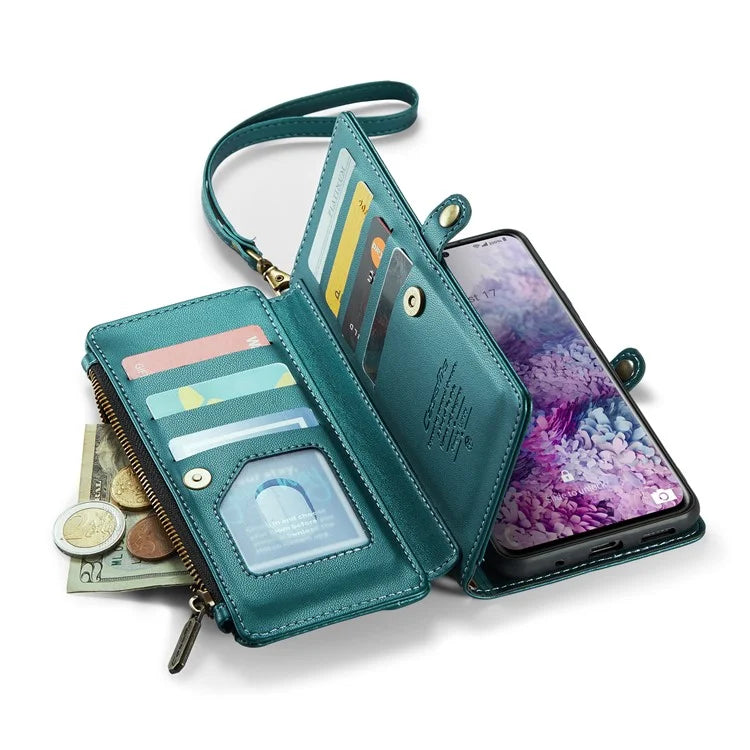 CASEME C36 Series For Samsung Galaxy S20 Plus 5G / 4G Case Crossbody Phone Bag Leather Cover