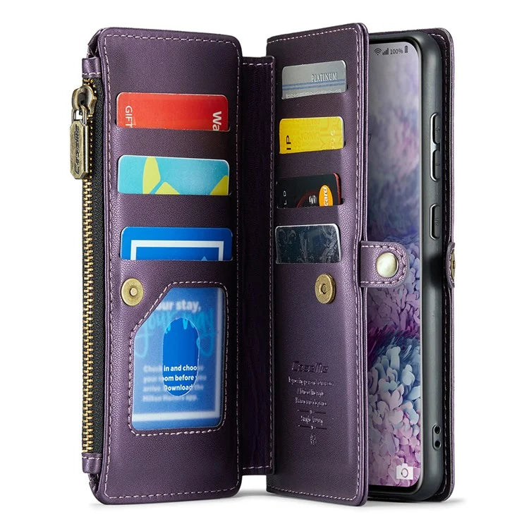 CASEME C36 Series For Samsung Galaxy S20 Plus 5G / 4G Case Crossbody Phone Bag Leather Cover