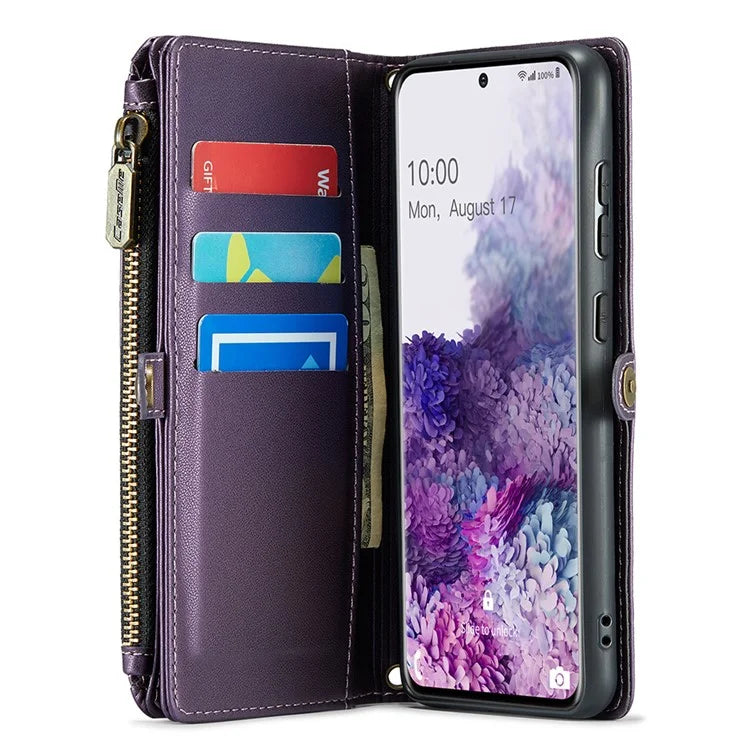 CASEME C36 Series For Samsung Galaxy S20 Plus 5G / 4G Case Crossbody Phone Bag Leather Cover