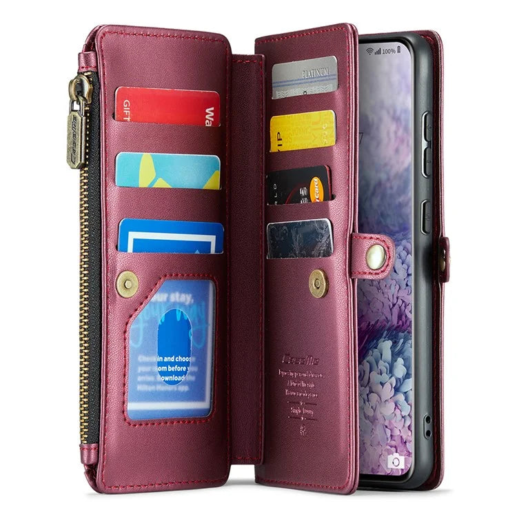 CASEME C36 Series For Samsung Galaxy S20 Plus 5G / 4G Case Crossbody Phone Bag Leather Cover