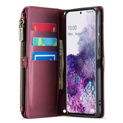 CASEME C36 Series For Samsung Galaxy S20 Plus 5G / 4G Case Crossbody Phone Bag Leather Cover