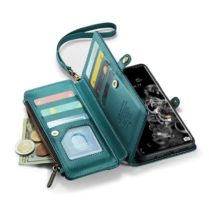 CASEME C36 Series For Samsung Galaxy S20 Ultra Case PU Leather Zipper Wallet Phone Cover