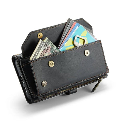 CASEME C36 Series For Samsung Galaxy S21 5G / 4G Case RFID Blocking Leather Phone Shoulder Bag