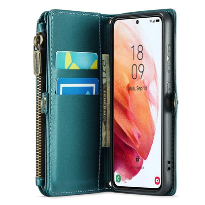 CASEME C36 Series For Samsung Galaxy S21 5G / 4G Case RFID Blocking Leather Phone Shoulder Bag