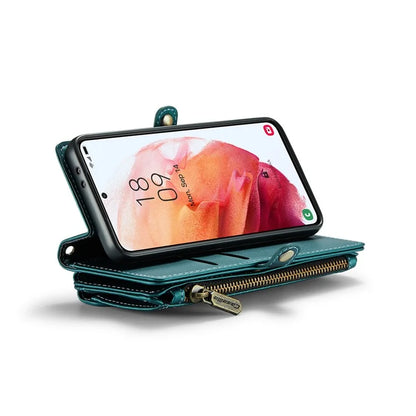 CASEME C36 Series For Samsung Galaxy S21 5G / 4G Case RFID Blocking Leather Phone Shoulder Bag