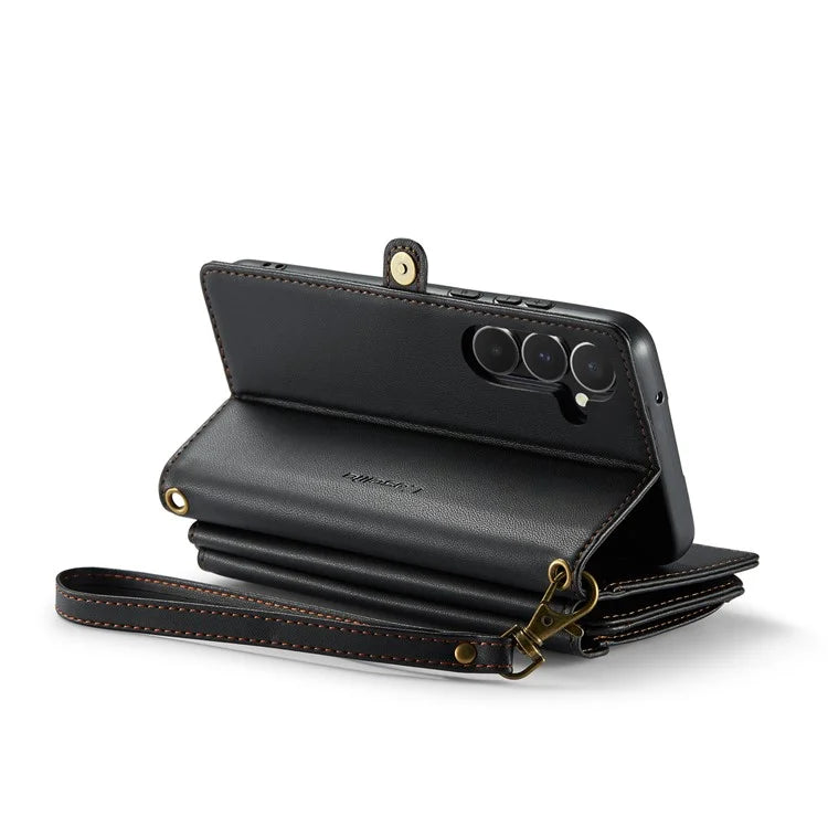 CASEME C36 Series For Samsung Galaxy A55 5G Case PU Leather Phone Purse Bag