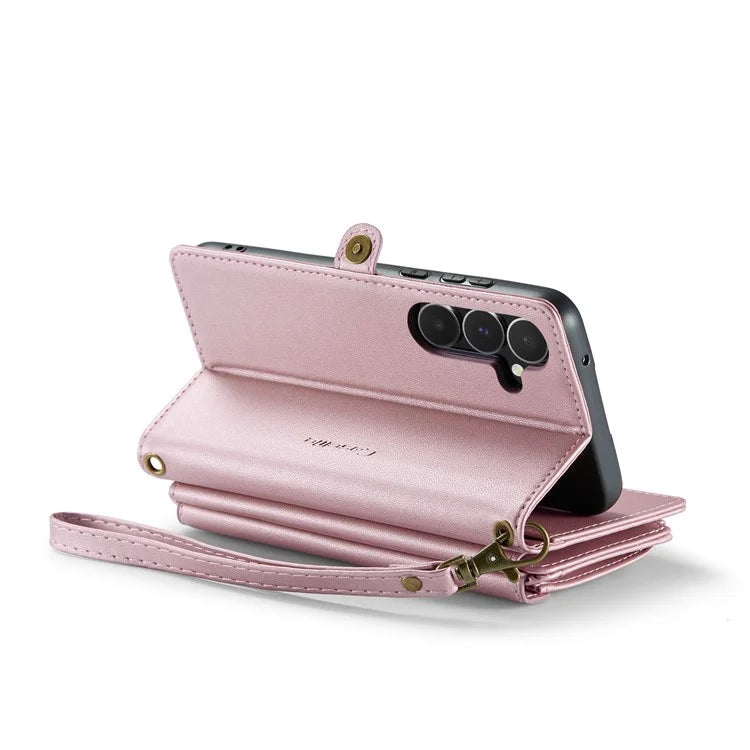 CASEME C36 Series For Samsung Galaxy A55 5G Case PU Leather Phone Purse Bag