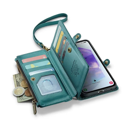 CASEME C36 Series For Samsung Galaxy A55 5G Case PU Leather Phone Purse Bag
