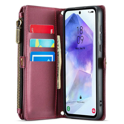 CASEME C36 Series For Samsung Galaxy A55 5G Case PU Leather Phone Purse Bag