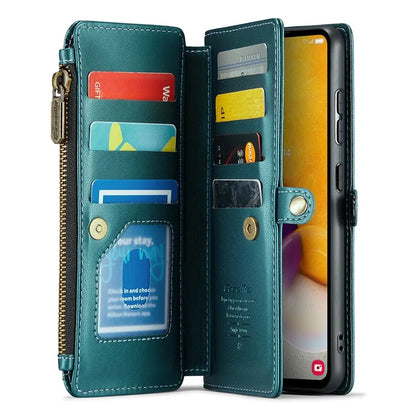 CASEME C36 Series For Samsung Galaxy A72 4G Wallet Case PU Leather Flip Phone Cover with Straps