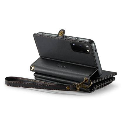 CASEME C36 Series For Samsung Galaxy S20 4G / S20 5G Wallet Case RFID Blocking PU Leather Phone Cover