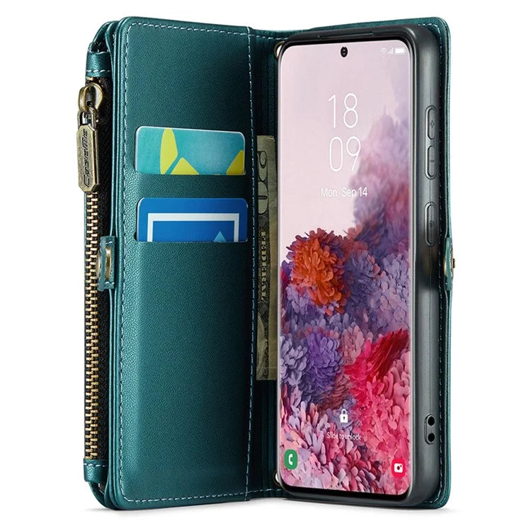 CASEME C36 Series For Samsung Galaxy S20 4G / S20 5G Wallet Case RFID Blocking PU Leather Phone Cover