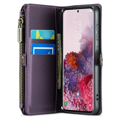 CASEME C36 Series For Samsung Galaxy S20 4G / S20 5G Wallet Case RFID Blocking PU Leather Phone Cover