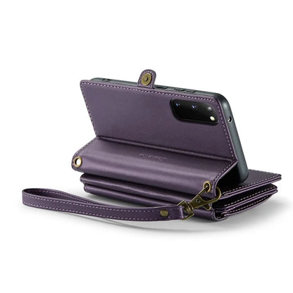 CASEME C36 Series For Samsung Galaxy S20 4G / S20 5G Wallet Case RFID Blocking PU Leather Phone Cover