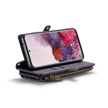CASEME C36 Series For Samsung Galaxy S20 4G / S20 5G Wallet Case RFID Blocking PU Leather Phone Cover