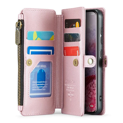 CASEME C36 Series For Samsung Galaxy S20 4G / S20 5G Wallet Case RFID Blocking PU Leather Phone Cover