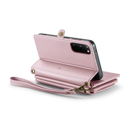 CASEME C36 Series For Samsung Galaxy S20 4G / S20 5G Wallet Case RFID Blocking PU Leather Phone Cover