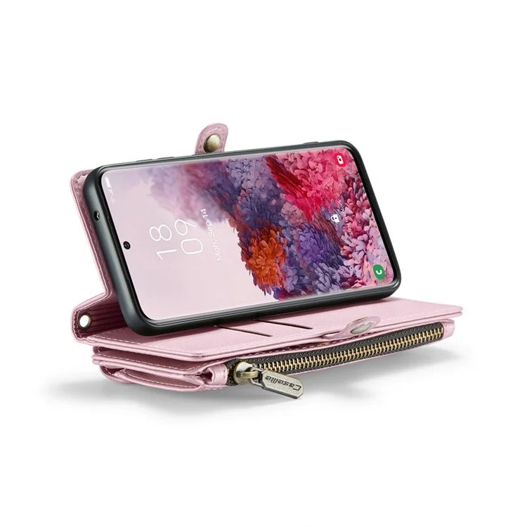 CASEME C36 Series For Samsung Galaxy S20 4G / S20 5G Wallet Case RFID Blocking PU Leather Phone Cover