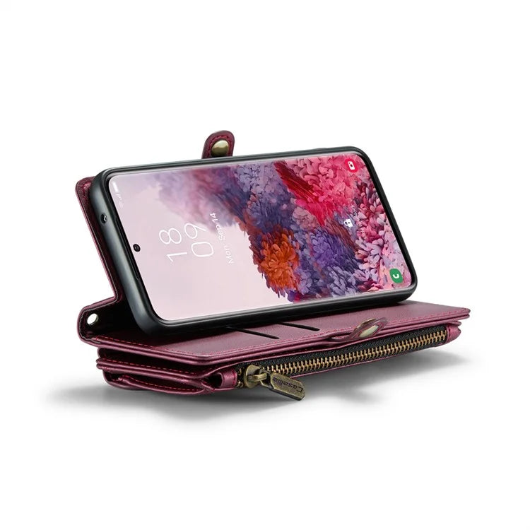 CASEME C36 Series For Samsung Galaxy S20 4G / S20 5G Wallet Case RFID Blocking PU Leather Phone Cover