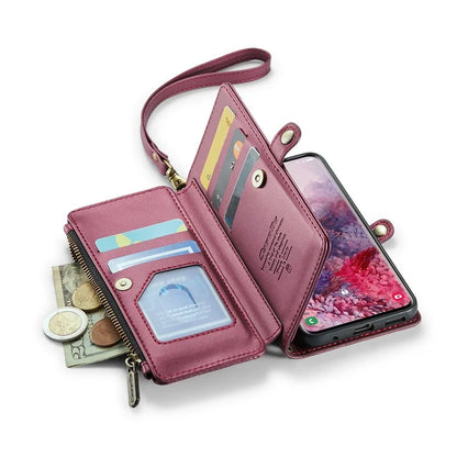 CASEME C36 Series For Samsung Galaxy S20 4G / S20 5G Wallet Case RFID Blocking PU Leather Phone Cover