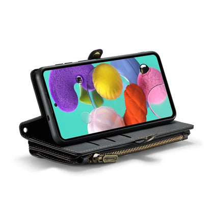 CASEME C36 Series For Samsung Galaxy A51 4G SM-A515 Leather Case Zipper Wallet Phone Cover