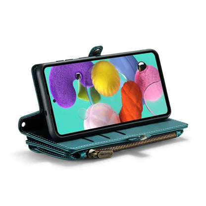 CASEME C36 Series For Samsung Galaxy A51 4G SM-A515 Leather Case Zipper Wallet Phone Cover