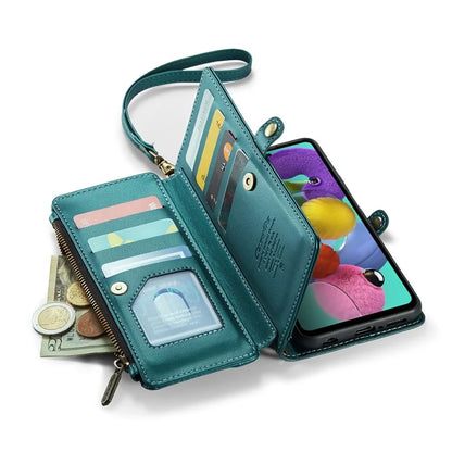 CASEME C36 Series For Samsung Galaxy A51 4G SM-A515 Leather Case Zipper Wallet Phone Cover