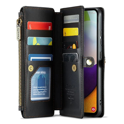 CASEME C36 Series For Samsung Galaxy A52 4G / A52 5G / A52s 5G Wallet Case Anti-Drop PU Leather Phone Cover