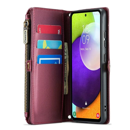 CASEME C36 Series For Samsung Galaxy A52 4G / A52 5G / A52s 5G Wallet Case Anti-Drop PU Leather Phone Cover