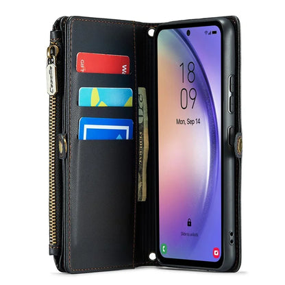 CASEME C36 Series For Samsung Galaxy A54 5G RFID Blocking Case PU Leather Wallet Phone Cover
