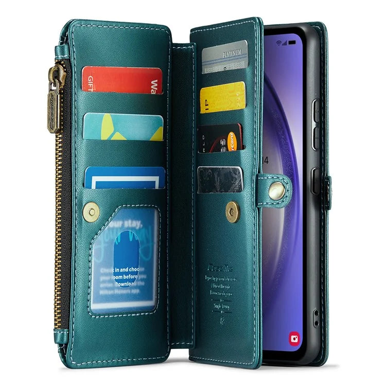 CASEME C36 Series For Samsung Galaxy A54 5G RFID Blocking Case PU Leather Wallet Phone Cover
