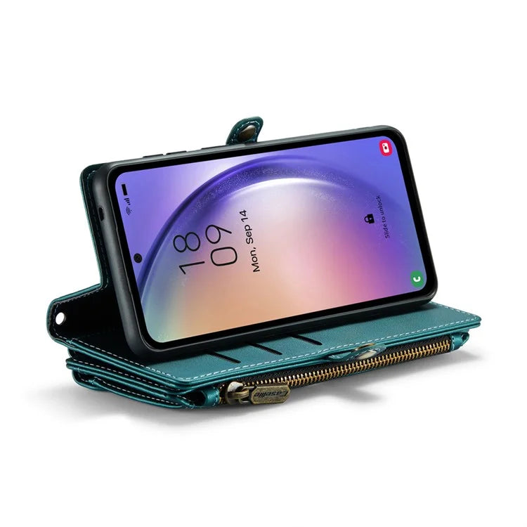 CASEME C36 Series For Samsung Galaxy A54 5G RFID Blocking Case PU Leather Wallet Phone Cover